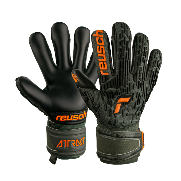 Reusch Attrakt Freegel Gold Finger Support 5370030 5555  grey 1